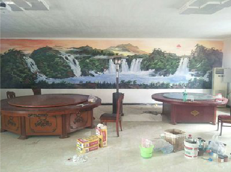 麻阳墙绘-写实风景