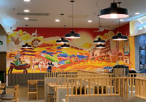 麻阳商业空间彩绘介绍。