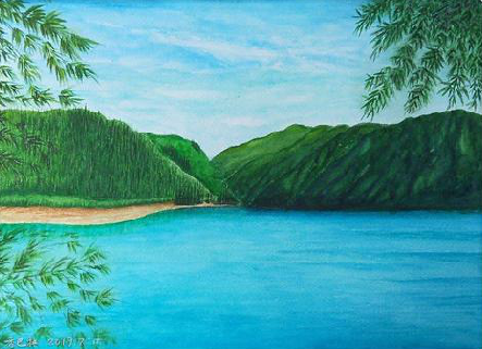 麻阳在墙绘中，如何绘画绿水青山？