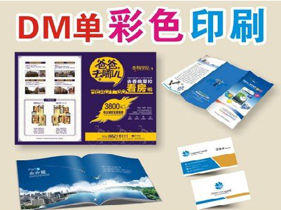 麻阳单页印刷，色彩搭配简单。